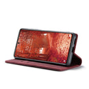 For Xiaomi 12 Lite CaseMe 013 Multifunctional Horizontal Flip Leather Phone Case(Wine Red)