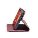 For Xiaomi 12 Lite CaseMe 013 Multifunctional Horizontal Flip Leather Phone Case(Wine Red)