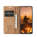 For Xiaomi 12 Lite CaseMe 013 Multifunctional Horizontal Flip Leather Phone Case(Brown)
