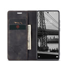 For Xiaomi 12 Lite CaseMe 013 Multifunctional Horizontal Flip Leather Phone Case(Black)