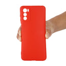 For Motorola Moto G42 Pure Color Liquid Silicone Shockproof Phone Case(Red)