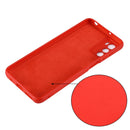 For Motorola Moto G42 Pure Color Liquid Silicone Shockproof Phone Case(Red)