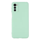 For Motorola Moto G42 Pure Color Liquid Silicone Shockproof Phone Case(Green)