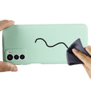 For Motorola Moto G42 Pure Color Liquid Silicone Shockproof Phone Case(Green)