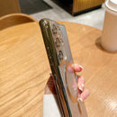 For Samsung Galaxy S21+ 5G Electroplated Frame MagSafe Magnetic Phone Case(Dark Green)