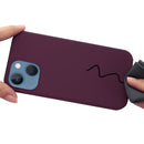 Shockproof Silicone Magsafe Case For iPhone 14 Max(Plum Color)