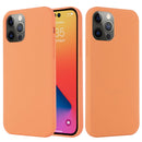 Shockproof Silicone Magsafe Case For iPhone 14 Pro Max(Gold Orange)