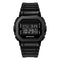 SANDA 2126 Tempered Mirror Luminous Waterproof Dual Display Electronic Watch(Black)