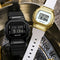 SANDA 2126 Tempered Mirror Luminous Waterproof Dual Display Electronic Watch(Black Silver)