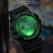 SANDA 3137 TPU Strap Luminous Waterproof Dual Display Electronic Watch(Transparent Gold)