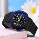 SANDA 6097 TPU Strap Dual Calendar Waterproof Electronic Watch(White Pink)