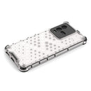 For vivo iQOO 10 5G Shockproof Honeycomb PC + TPU Protective Phone Case(White)