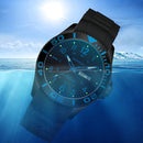 SANDA 1053 Womens TPU Strap Dual Display Waterproof Electronic Watch(Matcha Green)