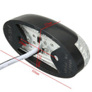 4 PCS MK-184 DC10-30V Truck Two-color Side Clearance Maker Light(Red Shell Red Light)