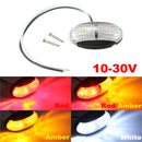 4 PCS MK-184 DC10-30V Truck Two-color Side Clearance Maker Light(White Shell Red Light + Yellow Light)