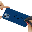 Solid Color Silicone Phone Case For iPhone 14 Max(Cobalt Blue)