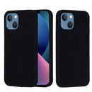 Solid Color Silicone Phone Case For iPhone 14 Max(Black)