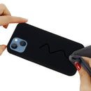Solid Color Silicone Phone Case For iPhone 14 Max(Black)