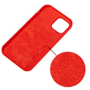 Solid Color Silicone Phone Case For iPhone 14 Max(Red)