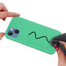 Solid Color Silicone Phone Case For iPhone 14 Max(Green)