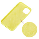 Solid Color Silicone Phone Case For iPhone 14 Max(Lemon Yellow)