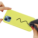 Solid Color Silicone Phone Case For iPhone 14 Max(Lemon Yellow)