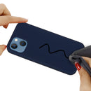 Solid Color Silicone Phone Case For iPhone 14 Max(Midnight Blue)