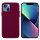 Solid Color Silicone Phone Case For iPhone 14 Max(Violet)