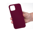 Solid Color Silicone Phone Case For iPhone 14 Max(Violet)