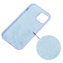 Solid Color Silicone Phone Case For iPhone 14 Pro(Purple)