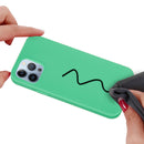 Solid Color Silicone Phone Case For iPhone 14 Pro(Green)