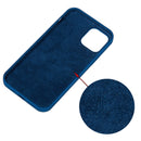 For iPhone 14 Pro Max Solid Color Silicone Phone Case (Cobalt Blue)