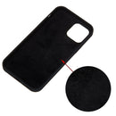 For iPhone 14 Pro Max Solid Color Silicone Phone Case (Black)