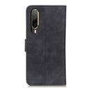 For HTC Desire 22 Pro KHAZNEH Retro Texture Horizontal Flip Leather Phone Case(Black)
