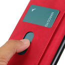 For HTC Desire 22 Pro KHAZNEH Retro Texture Horizontal Flip Leather Phone Case(Red)