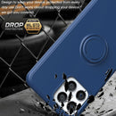 For Honor X8 Ring Kickstand Silicone Phone Case(Dark Purple)
