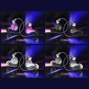 QKZ ZXT Sports In-ear Wired Control Plug HIFI Stereo Stage Monitor Earphone, Style:Standard Version(Transparent Grey)