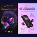 QKZ ZXT Sports In-ear Wired Control Plug HIFI Stereo Stage Monitor Earphone, Style:Standard Version(Transparent Grey)