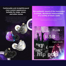 QKZ ZXT Sports In-ear Wired Control Plug HIFI Stereo Stage Monitor Earphone, Style:Standard Version(Transparent Grey)