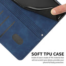 For Tecno Spark 8 Pro Skin Feel Heart Pattern Leather Phone Case With Lanyard(Blue)