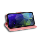 For Motorola Moto G62 5G Skin Feel Pure Color Flip Leather Phone Case(Pink)