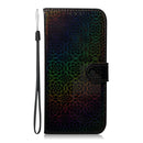 For Motorola Moto G62 5G Colorful Magnetic Buckle Leather Phone Case(Black)