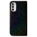 For Motorola Moto G62 5G Colorful Magnetic Buckle Leather Phone Case(Black)
