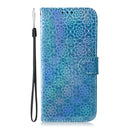 For Motorola Moto G62 5G Colorful Magnetic Buckle Leather Phone Case(Blue)
