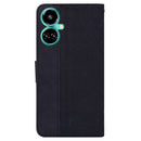 For Tecno Camon 19 Geometric Embossed Leather Phone Case(Black)