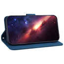 For Tecno Camon 19 Pro 5G Geometric Embossed Leather Phone Case(Blue)