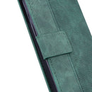 For Nokia C2 2nd Edition Geometric Embossed Leather Phone Case(Green)