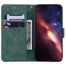 For Nokia C2 2nd Edition Geometric Embossed Leather Phone Case(Green)