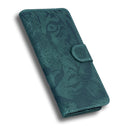 For Motorola Moto G62 5G Tiger Embossing Pattern Horizontal Flip Leather Phone Case(Green)