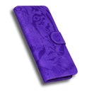For Motorola Moto G62 5G Tiger Embossing Pattern Horizontal Flip Leather Phone Case(Purple)